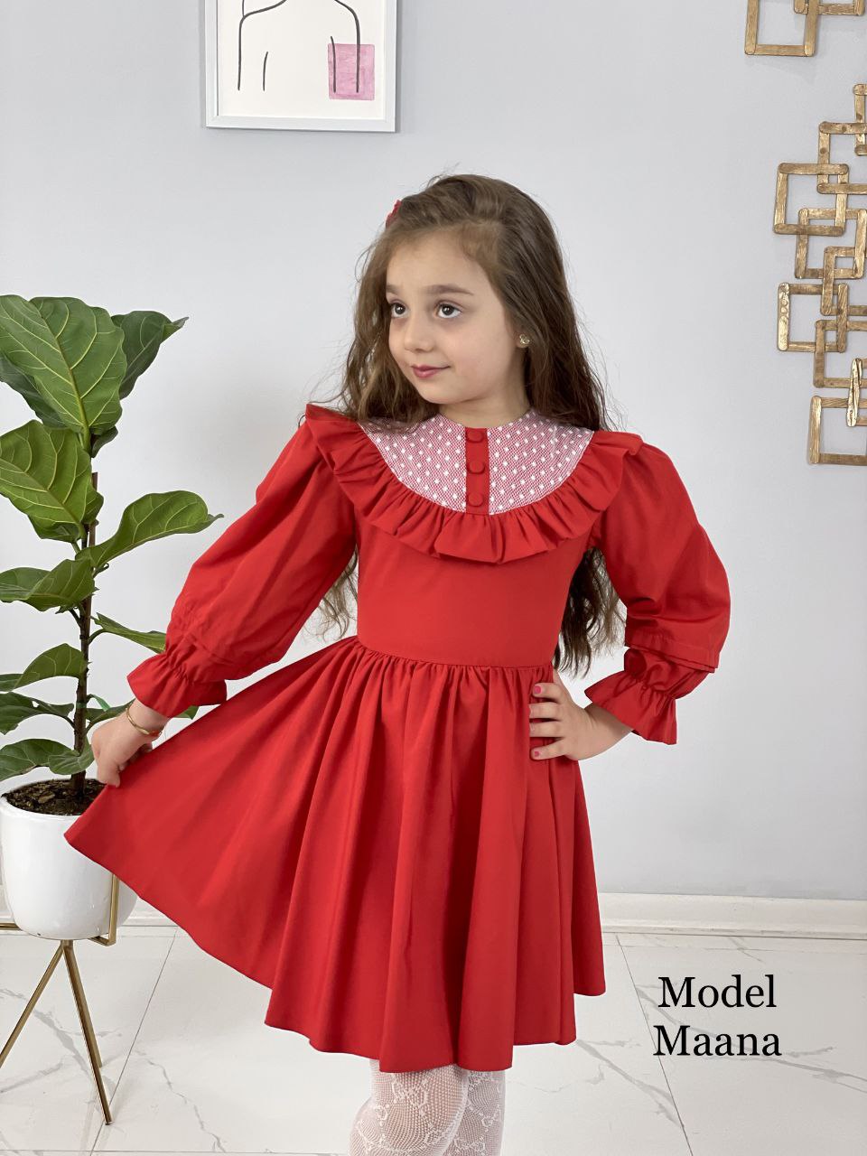 پیراهن ست مادر دختری مانا