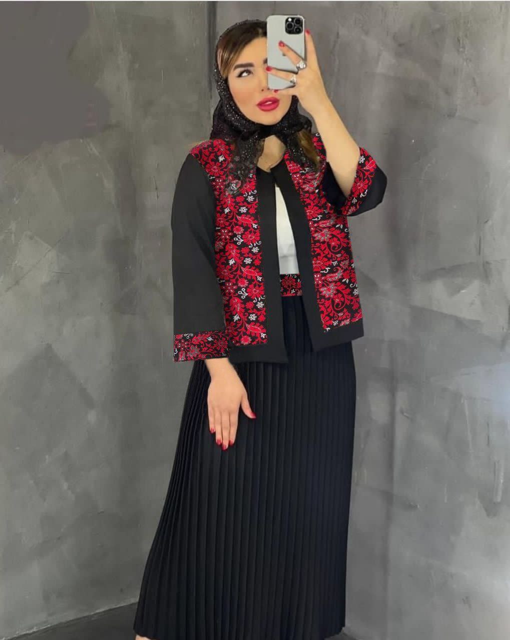 کت دامن پلیسه ای