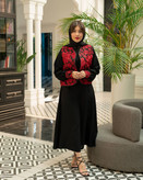 سه تیکه مزونی مجلسی (وست پیراهن کمربند)