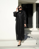 مانتو مجلسی پولک دوزی در ۸ طرح