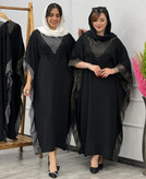 مانتو عبایی مدل ژینا