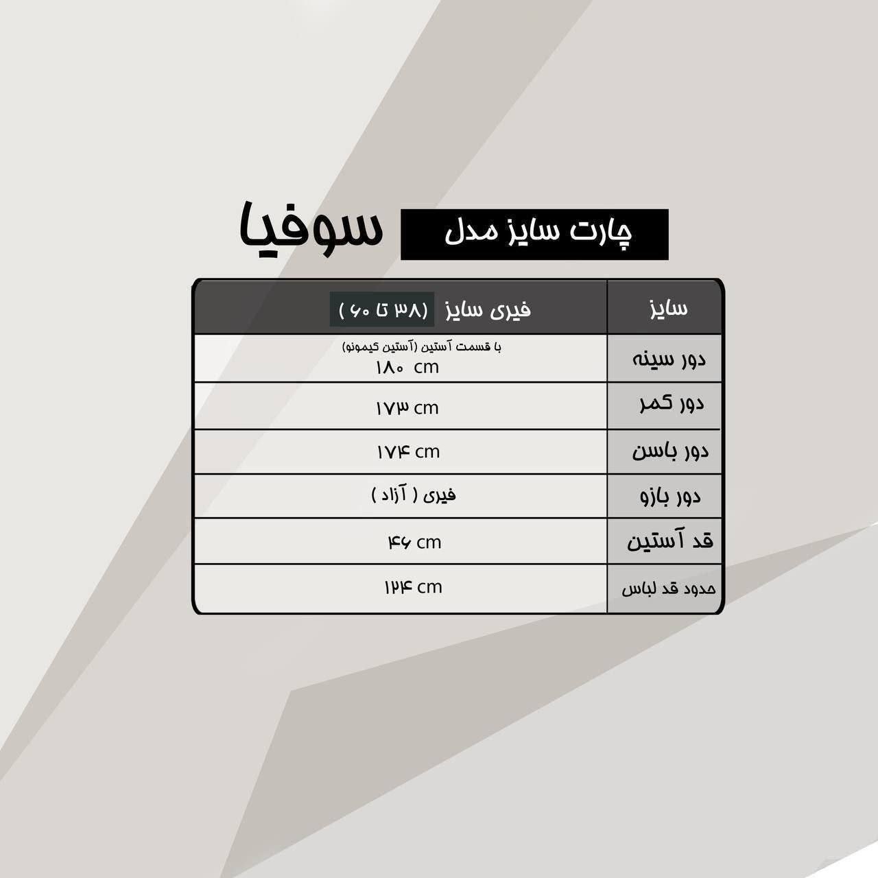 مانتو عبایی مجلسی سوفیا - فری سایز / مشکی