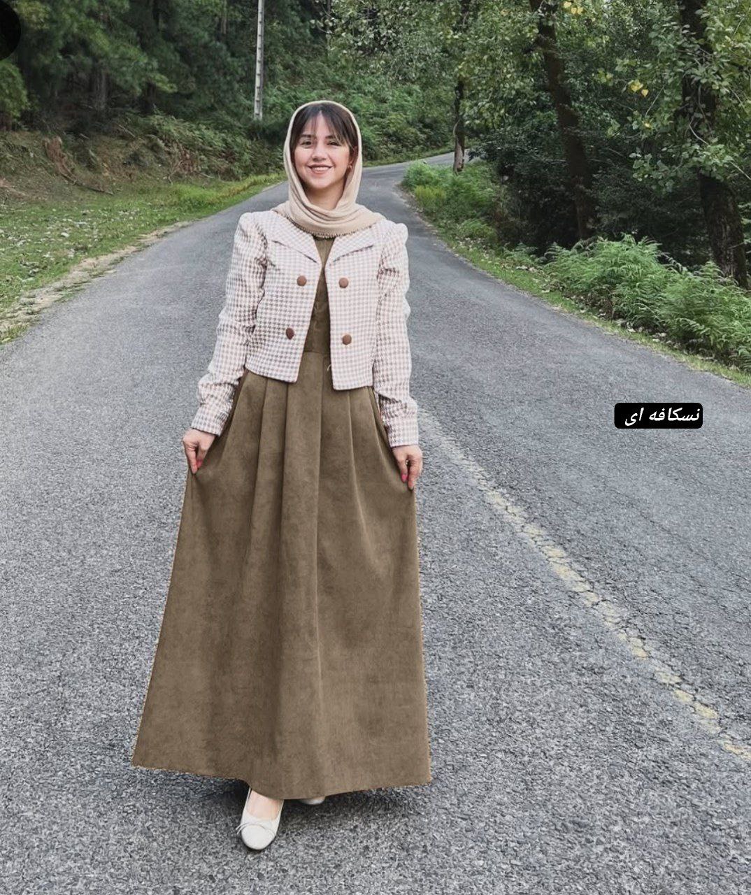 کت سارافون ترکیبی مخمل کبریتی