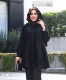 کت مخمل یقه سنگکاری ( سایز بزرگ دارد)