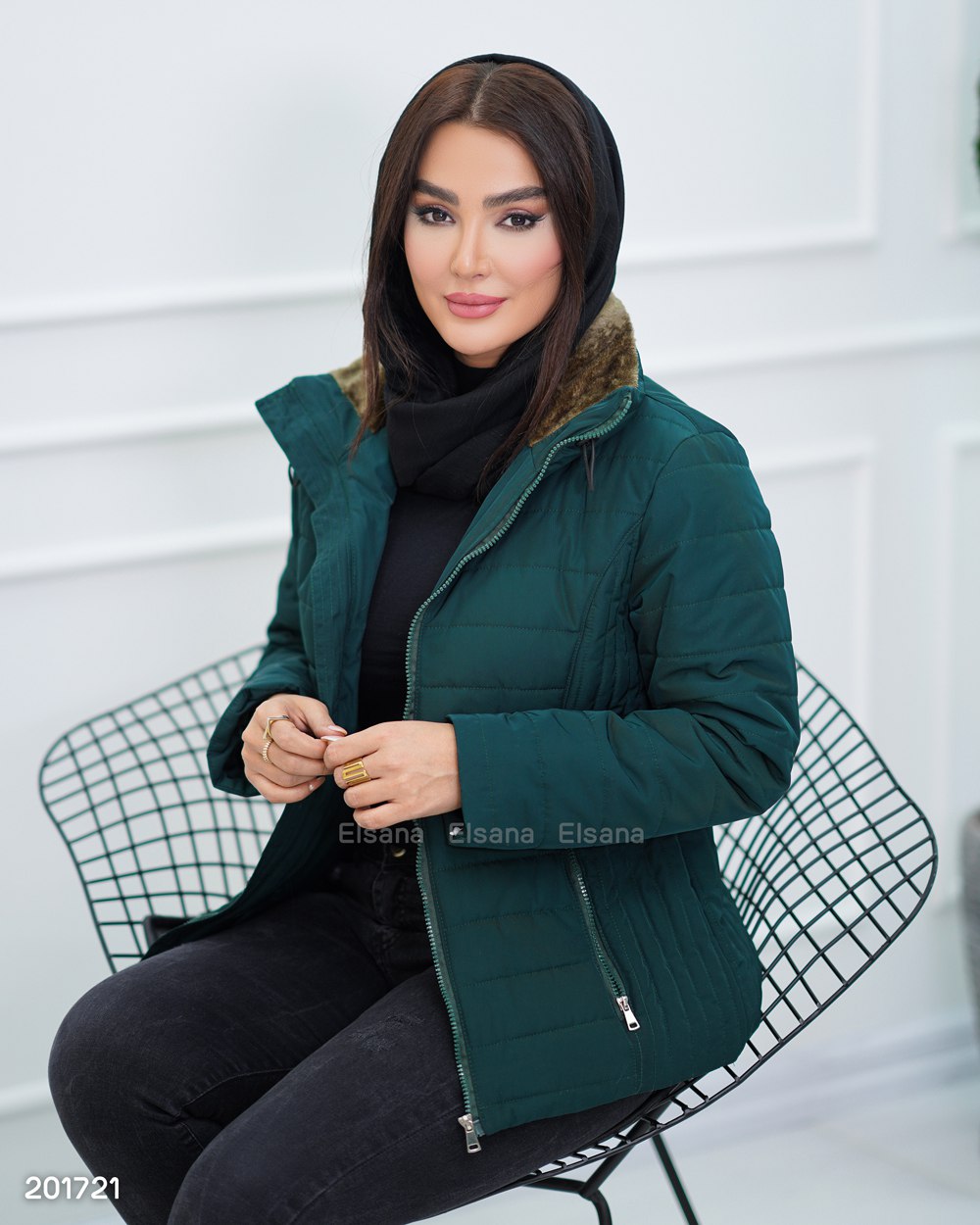 کاپشن کوتاه مدل نیکسا - ۳۶ / طوسی