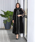 مانتو مجلسی مخمل ترکیبی ( مزون دوز )