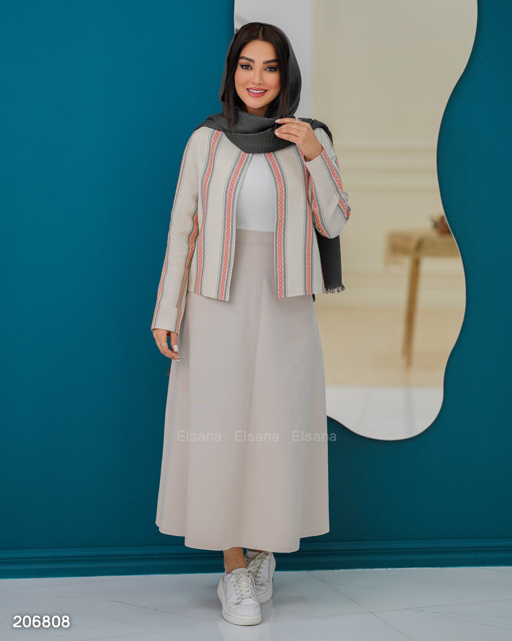 کراپ دامن مزونی شادگل - سایز ۲ / مشکی