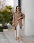 مانتو کتی طرحدار مغزیدوزی