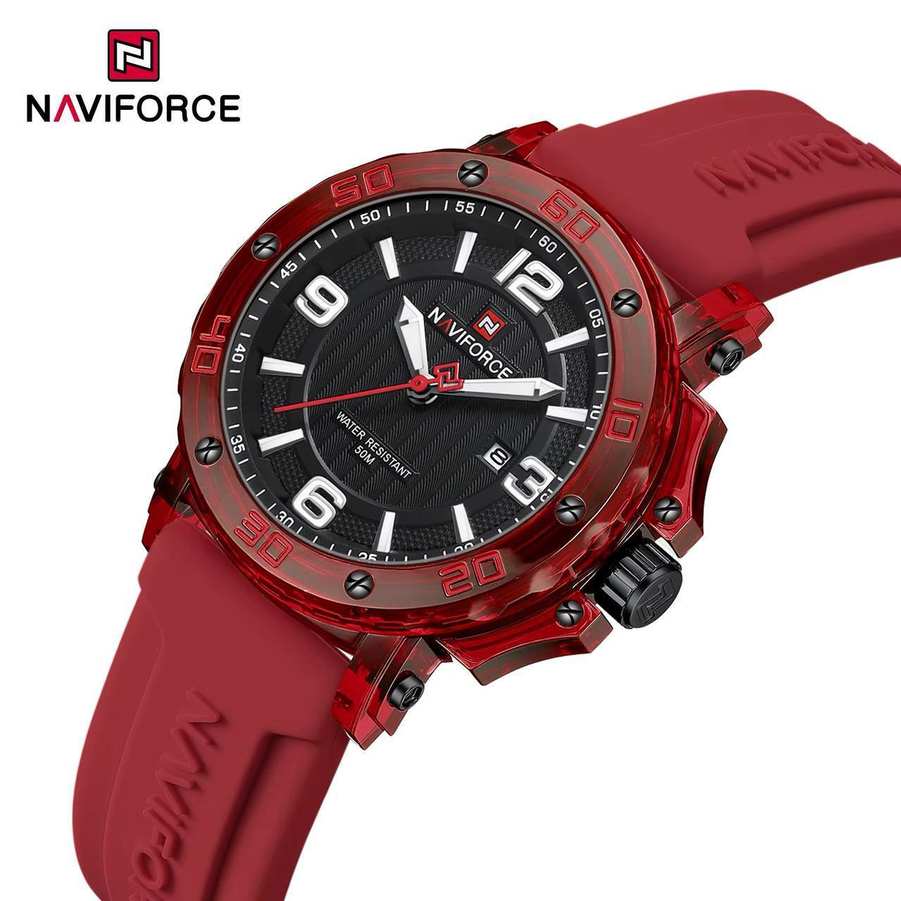 ساعت زنانه  برند Naviforceمدل Nf7125 - صورتی