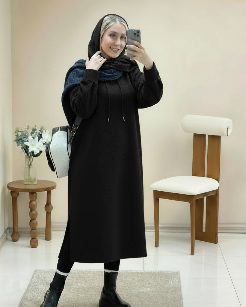 کفتان دورس تو کرکی کلاهدار (آستین کش)