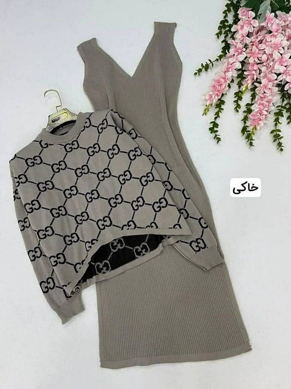 ست رویه سارافون بافت گوچی