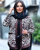 پالتو پلنگی مخمل ( کت مجلسی)