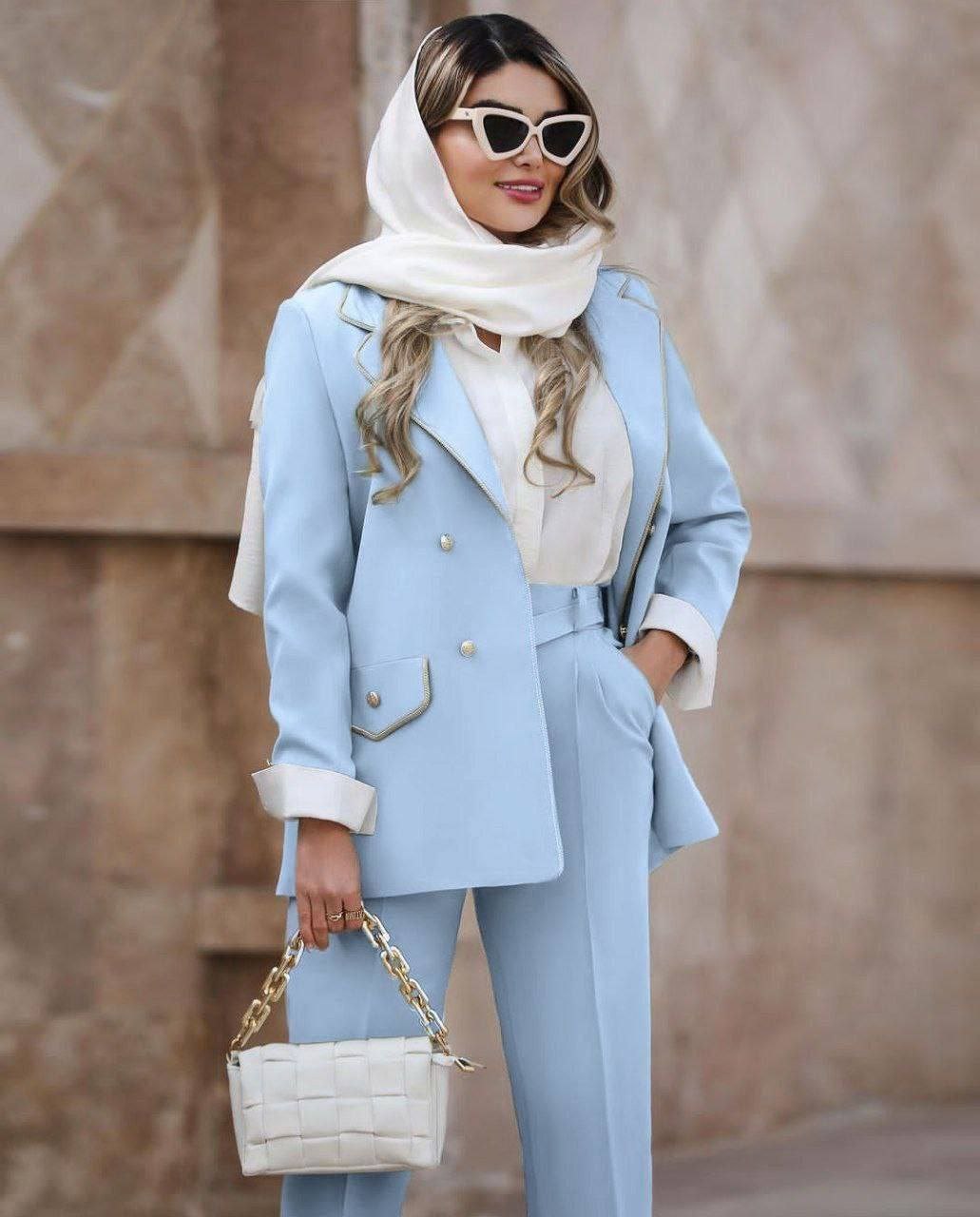 کت شلوار عیدانه تارا - سایز ۱ / قهوه ای