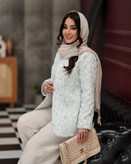 کت مخمل سوزندوزی عیدانه پرنسا