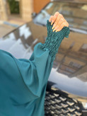 مانتو عبایی کرپ مدل طرح جدید