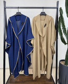 مانتو پانچ حصیری میخک( عبایی)