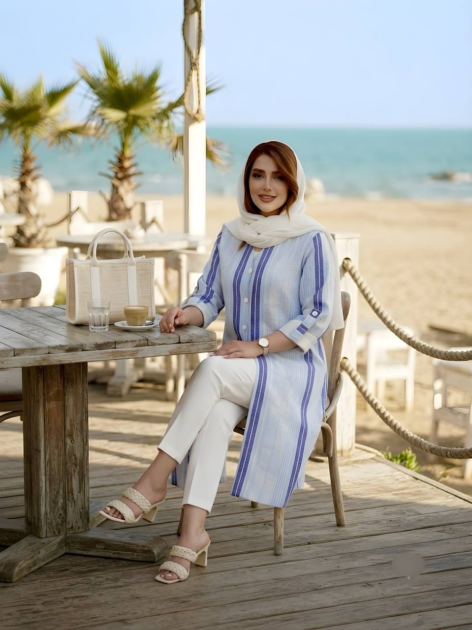 مانتو تابستانه لنین طرحدار