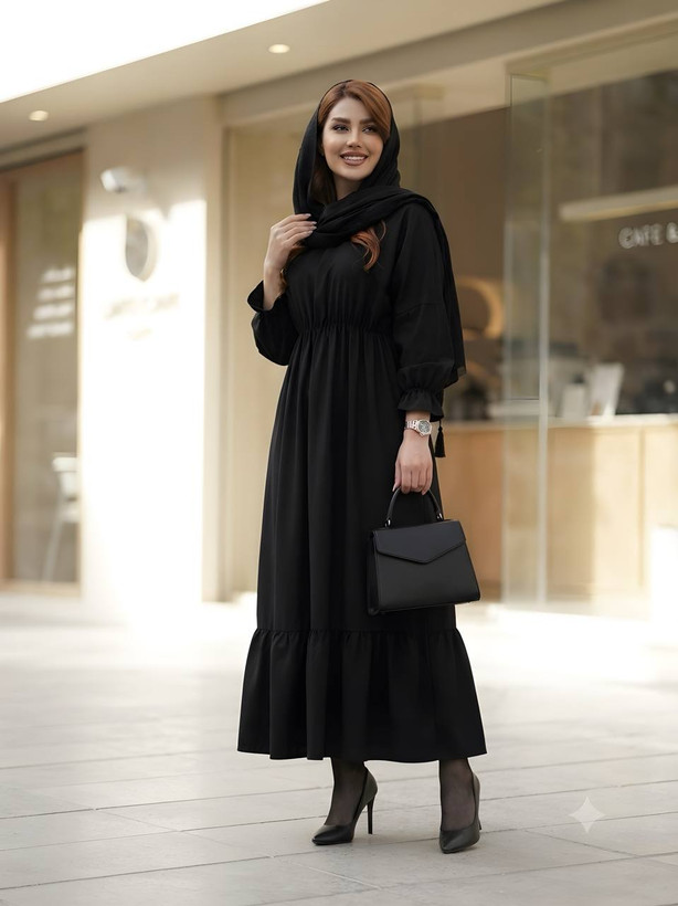مانتو پیراهنی الیزه درجه یک