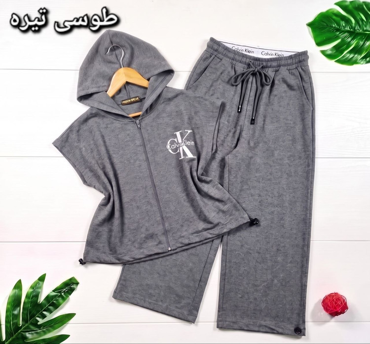 ست وست شلوار ملانژ ریزشی