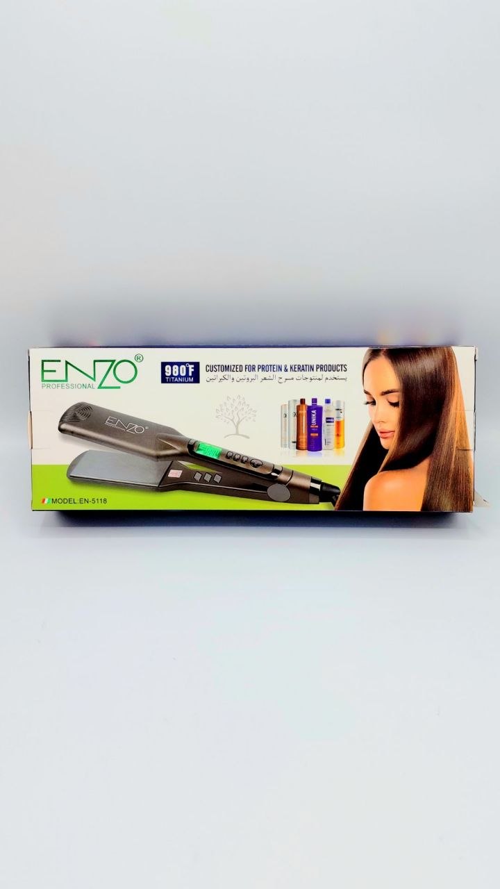 اتو موی حرفه ای ENZO مدل EN-5118 مناسب برای کراتین